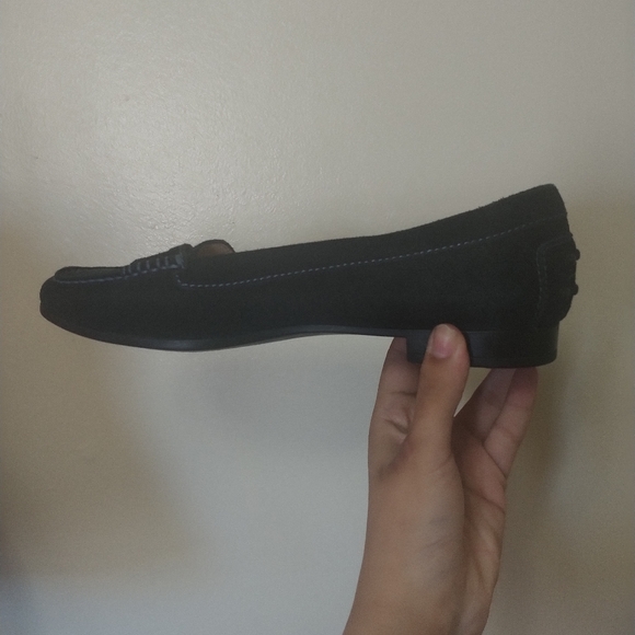 Tod's Black Suede Gommino Driving Loafers size 37 - Picture 8 of 14